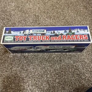 Hess 1997 Toy Truck and Racers VINTAGE, NEW In the Box Never Opened